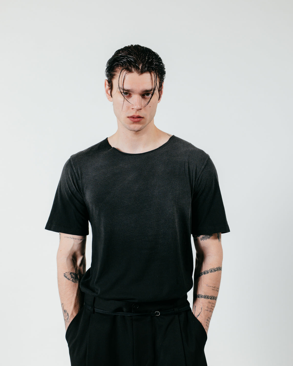 Stone Crystal Tee - Black Wash